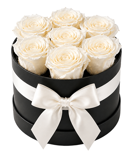 7 Lasting Roses in a Hatbox