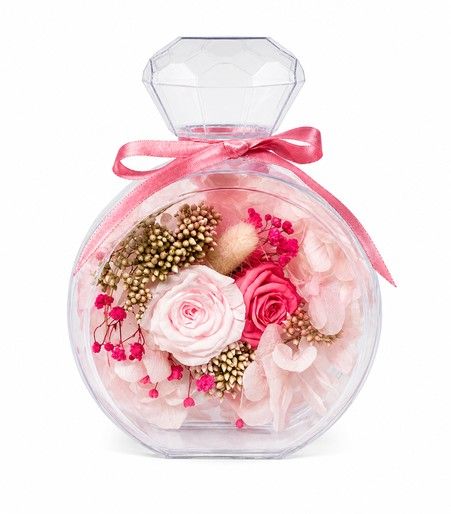 Lasting Flowers in a Perfume Bottle