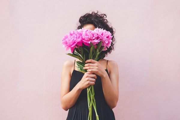 Woman with Flowers